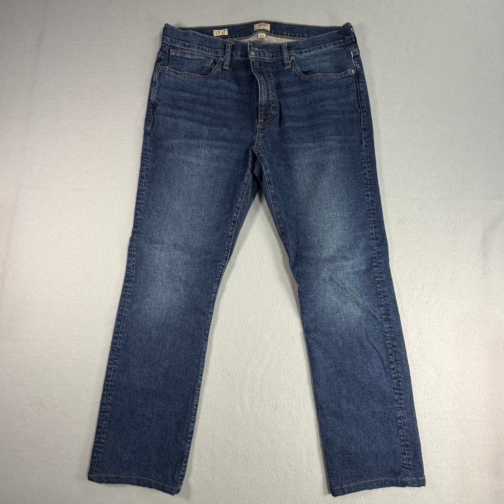J.Crew Womens Dark Wash Straight Fit 770 Jeans 34x30 Preppy Everyday Casual